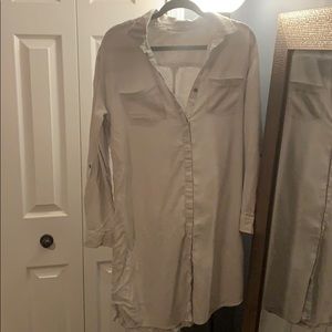 Long sleeve flowy dress